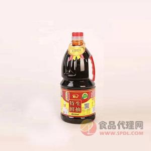 鑫合顺特鲜生抽酿造酱油1.8L