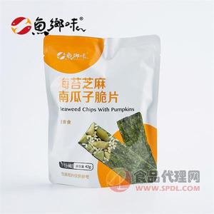 鱼乡味海苔芝麻南瓜子脆片42g