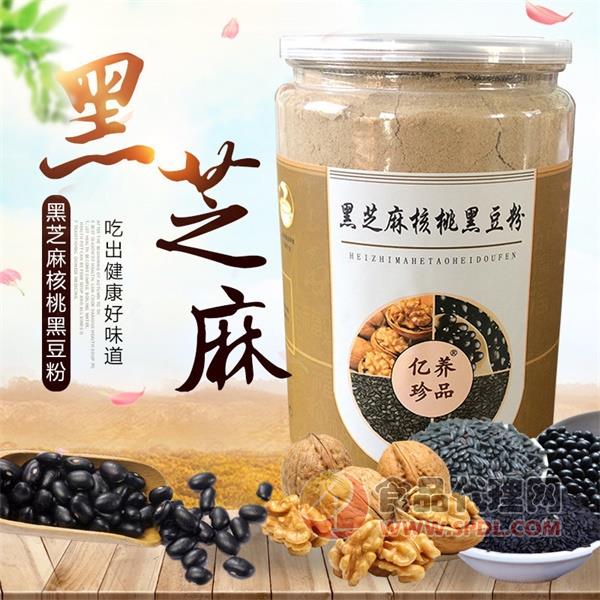 黑芝麻核桃黑豆粉500g