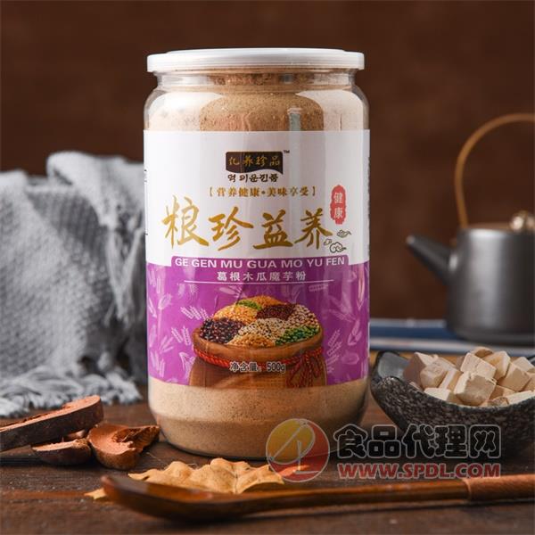 亿养珍品葛根木瓜魔芋粉500g