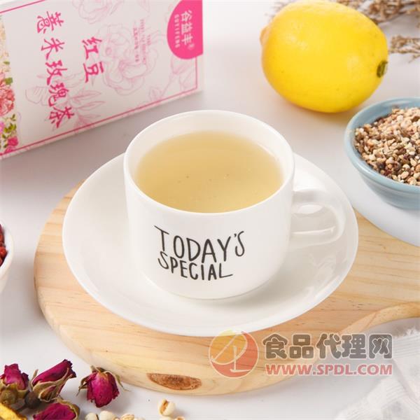 谷益豐紅豆薏米玫瑰茶160g