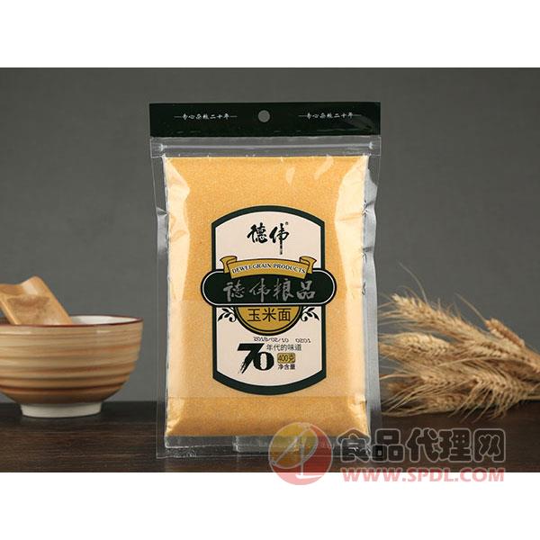 德伟粮品玉米面粗400g