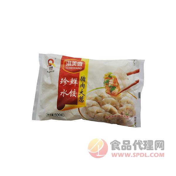 淇美香猪肉大葱水饺500g