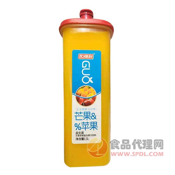 加德利芒果苹果复合果汁饮料1.5L