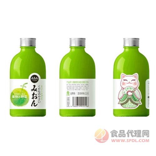 三恩猕猴桃青瓜味复合果蔬汁饮料350ml