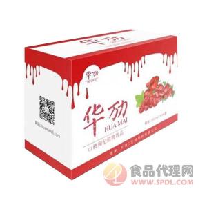 华劢山楂枸杞植物饮品300mlX24瓶