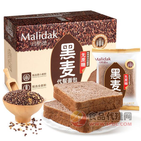 玛呖德黑麦代餐面包箱装