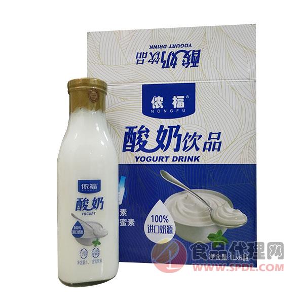 侬福酸奶饮品1Lx6瓶