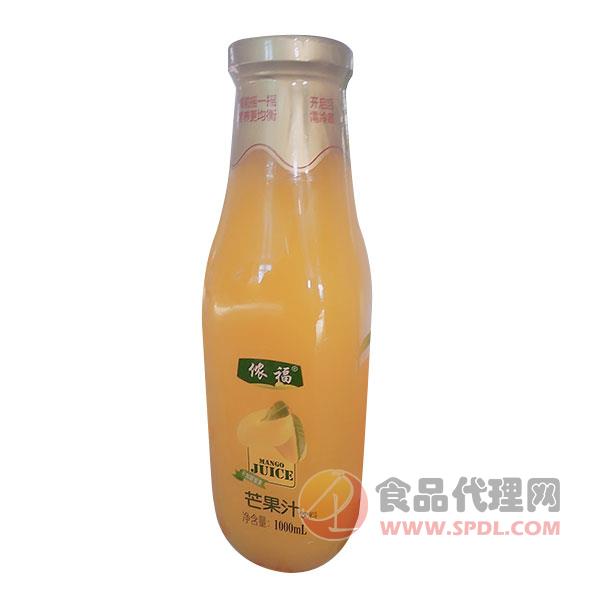 侬福芒果汁饮料1L