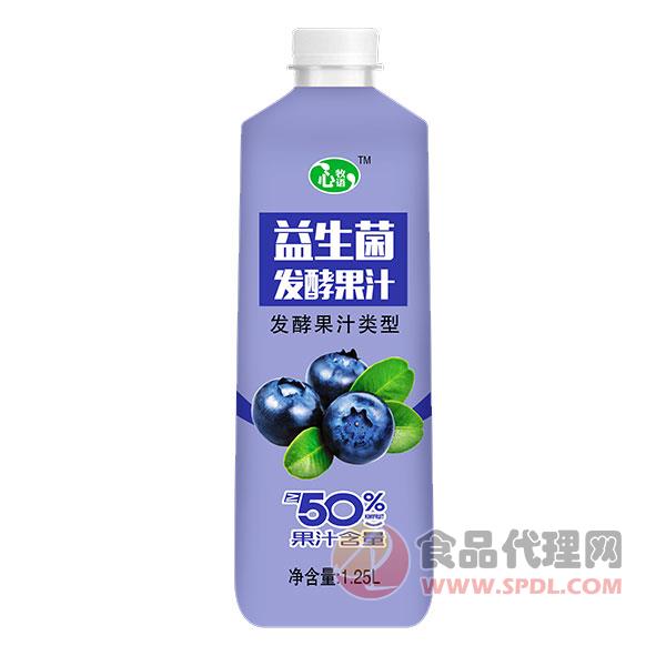 心牧语益生菌发酵蓝莓汁1.25L