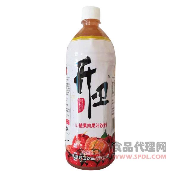 开卫山楂果肉果汁饮料1L