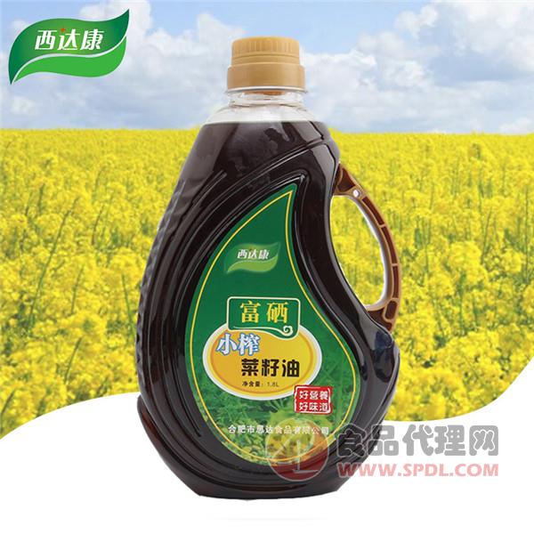 西达康富硒小榨菜籽油1.8L