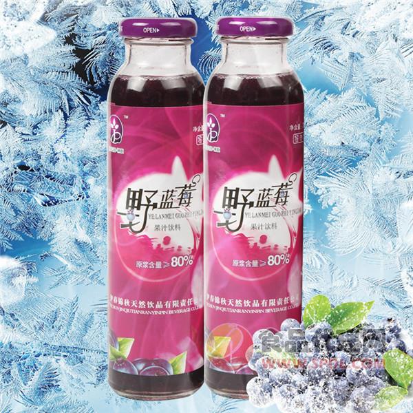 锦秋野蓝莓果汁饮料瓶装