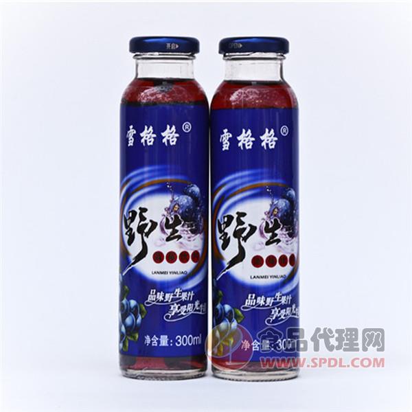 雪格格蓝莓汁300mL