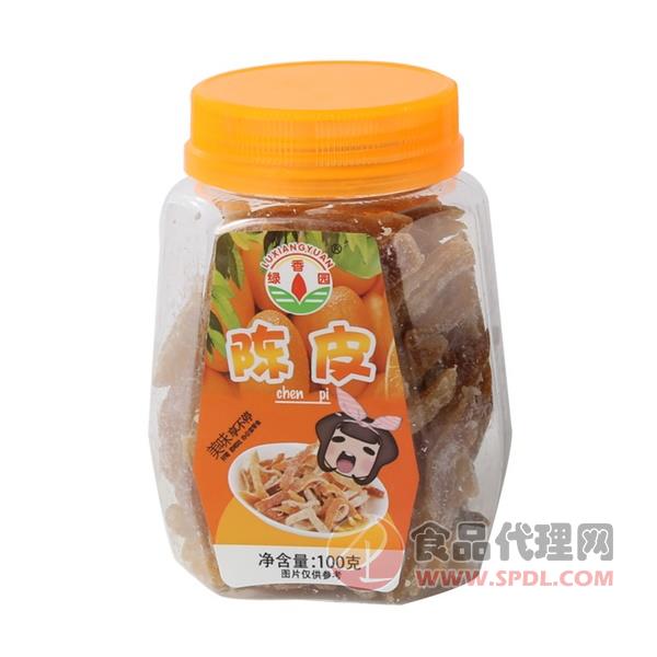 绿香园陈皮条100g