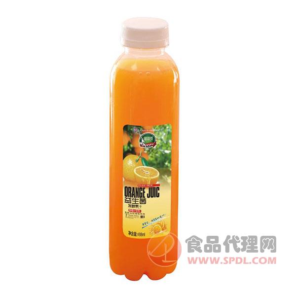 苗翠花益生菌发酵橙汁饮料488ml