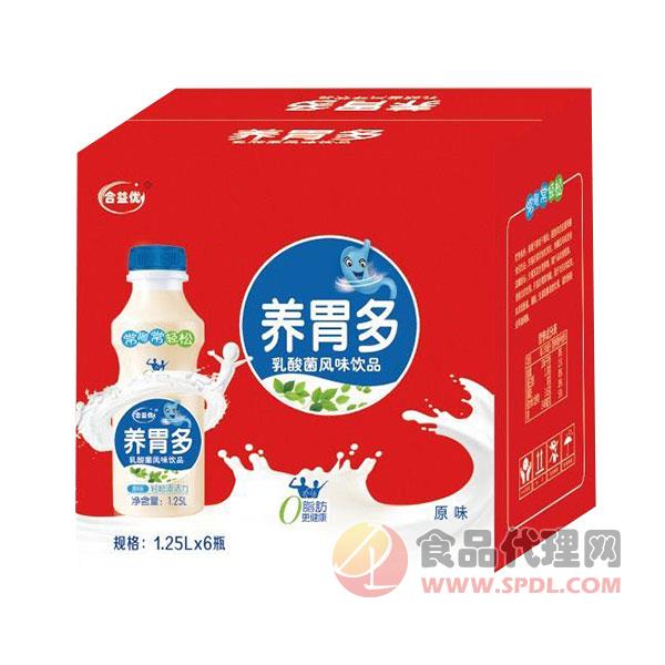 养胃多乳酸菌饮品1.25Lx6瓶