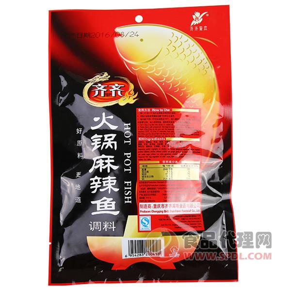 齐齐火锅麻辣鱼汤料300g