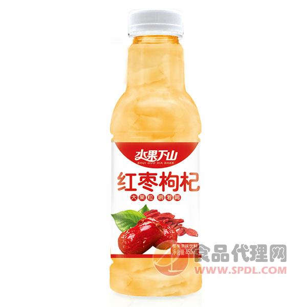 水果下山红枣枸杞饮料450ml