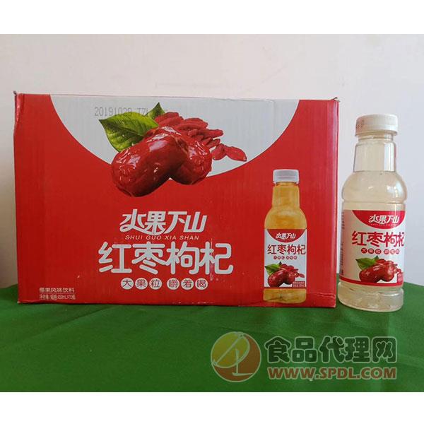 水果下山红枣枸杞饮料450mlx15瓶