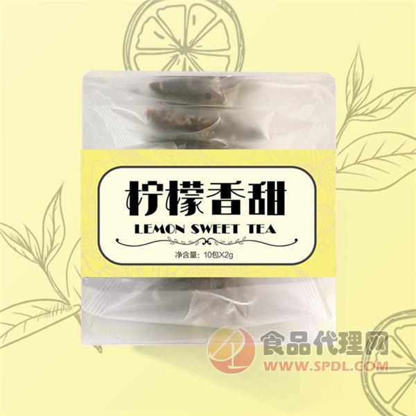 文杰柠檬香甜三角茶包2gx10包