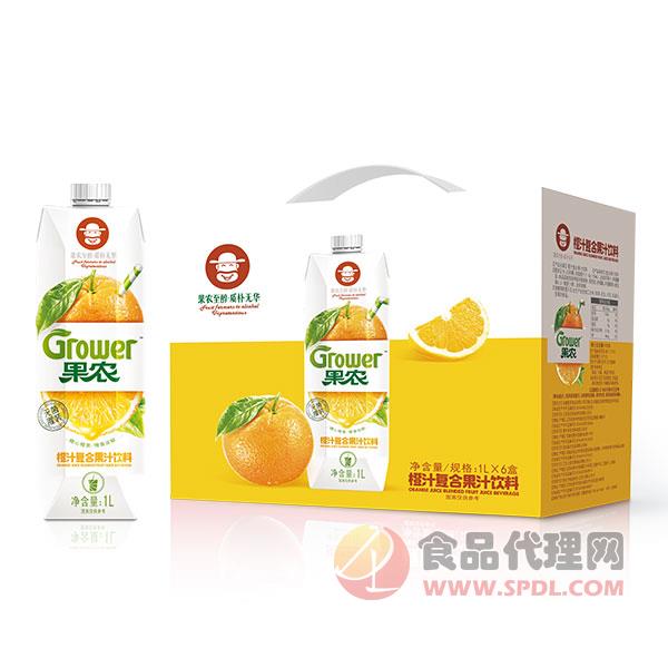果农橙汁饮料1Lx6盒