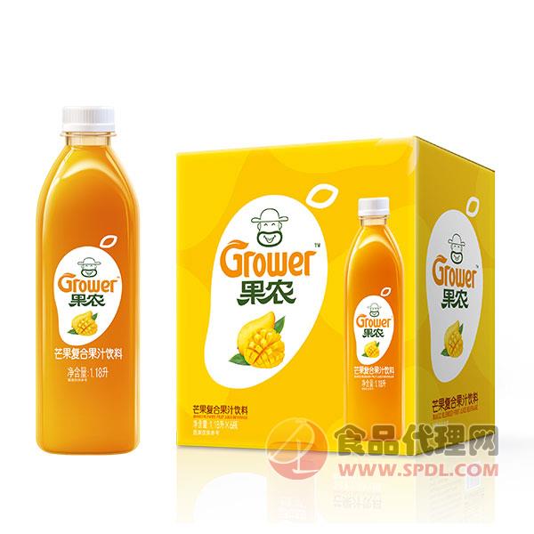 果农芒果汁饮料1.18Lx6瓶