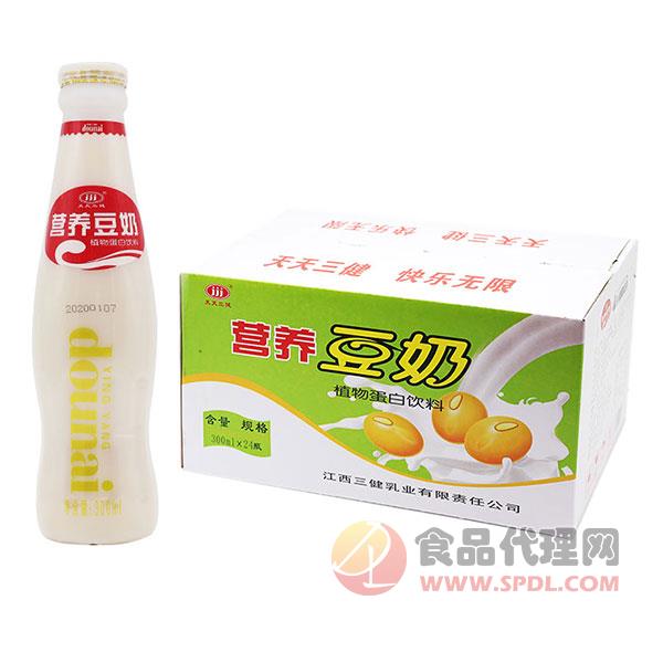 天天三健营养豆奶饮品300mlx24瓶