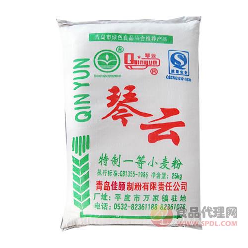琴云特制一等小麦面粉25kg