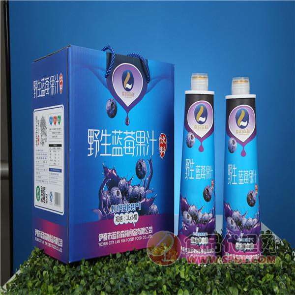 蓝韵森林蓝莓果汁饮料1LX6盒
