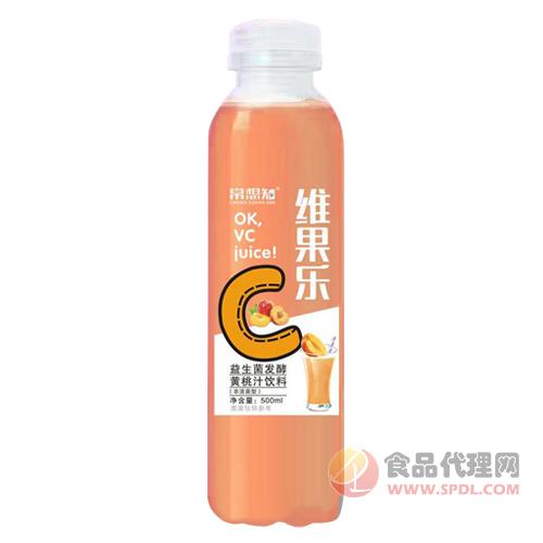 常想知维果乐益生菌发酵黄桃汁饮料500ml