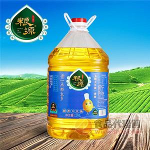 粮源醇香大豆油桶装20L