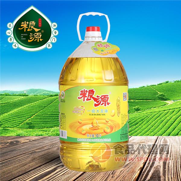 粮源大豆油10L