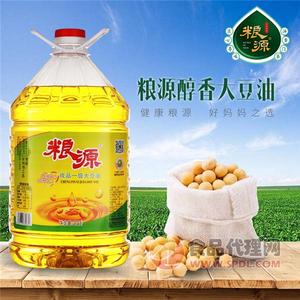 粮源大豆油家庭桶装20L