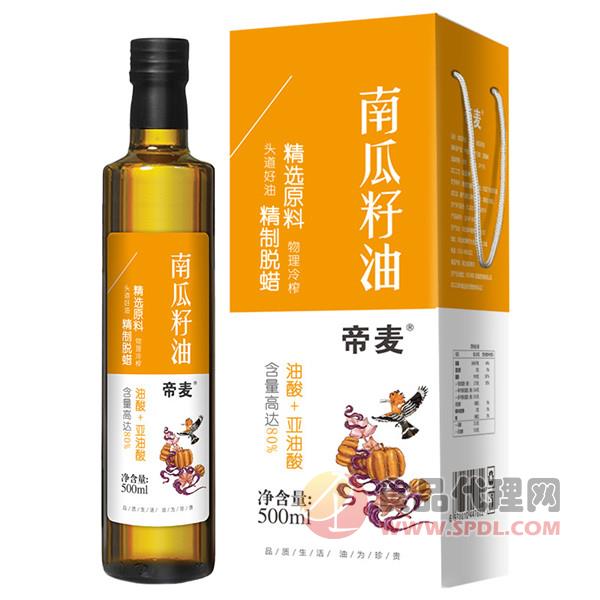 帝麦初冷榨南瓜籽油500ml