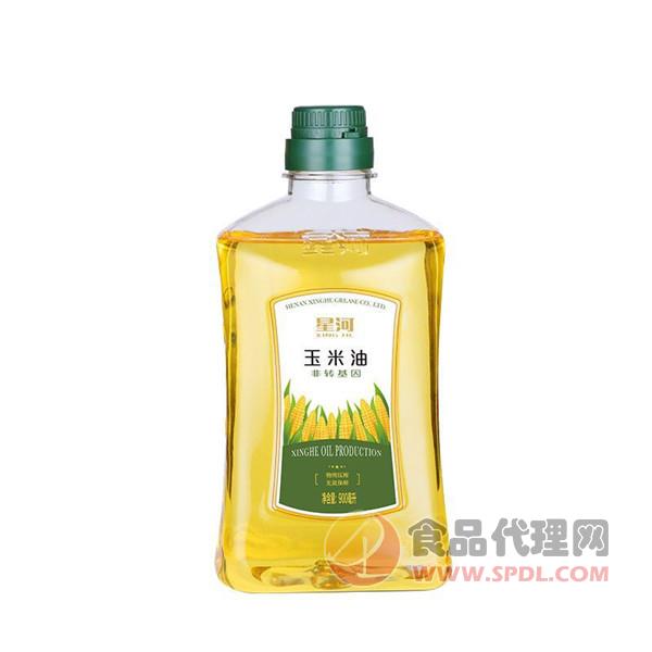 星河玉米油900ml