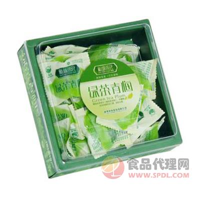 新味茶食绿茶青梅盒装