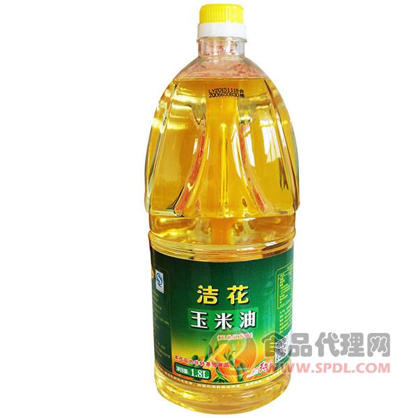洁花玉米油1.8L