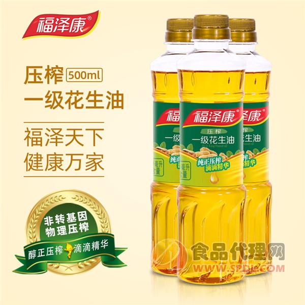 福泽康小瓶花生油500ML