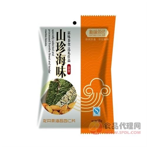 新味茶食龙井茶海苔杏仁片18g