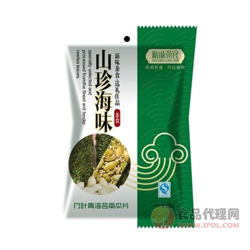 新味茶食竹叶青海苔南瓜片18g