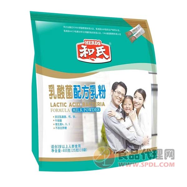 和氏乳酸菌配方乳粉400g