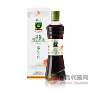 禾然有机淡盐有机酱油500ml