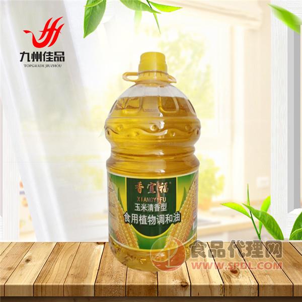 香宜福玉米清香型食用植物调和油桶装