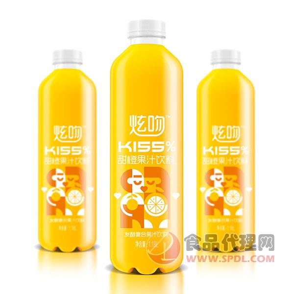 炫吻甜橙汁1.18L