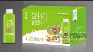 小小嗒益生菌复合果汁饮料招商猕猴桃味鲜果榨汁 1.25Lx6瓶