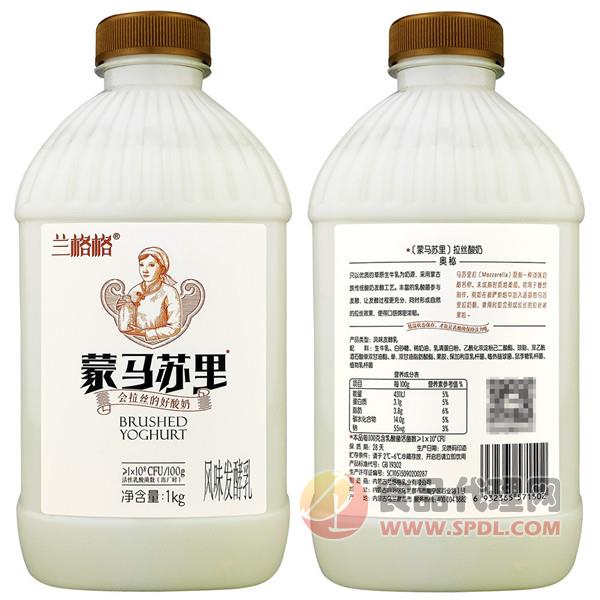 兰格格雪原蒙马苏里酸奶1000g