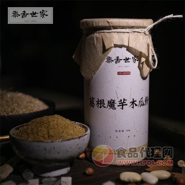 黍香世家葛根魔芋木瓜粉500g