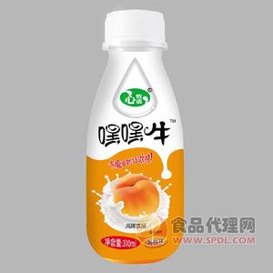 嘿嘿牛酸奶飲品黃桃味310ml