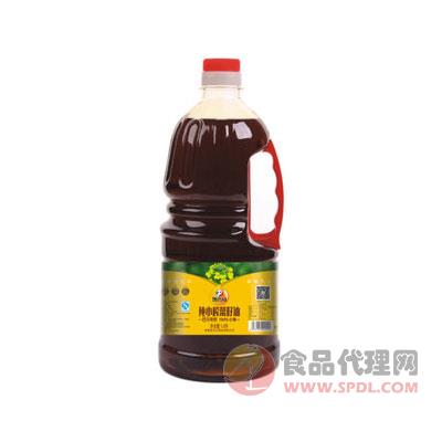 驰亿川纯小榨菜籽油1.8L